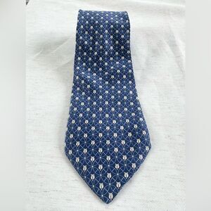 Salvatore Ferragamo Owl Print Men’s Silk Tie